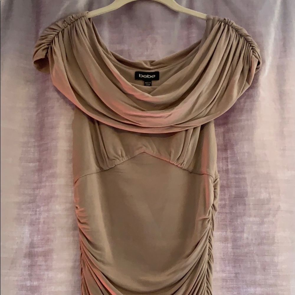Bebe Bodycon Ruched Dress